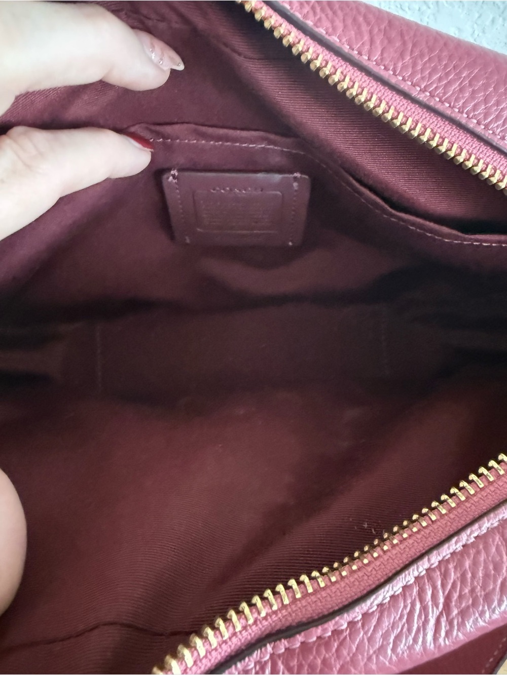 Coach Jamie Pebble Leather Crossbody Bag - EUC - Picture 4 of 4